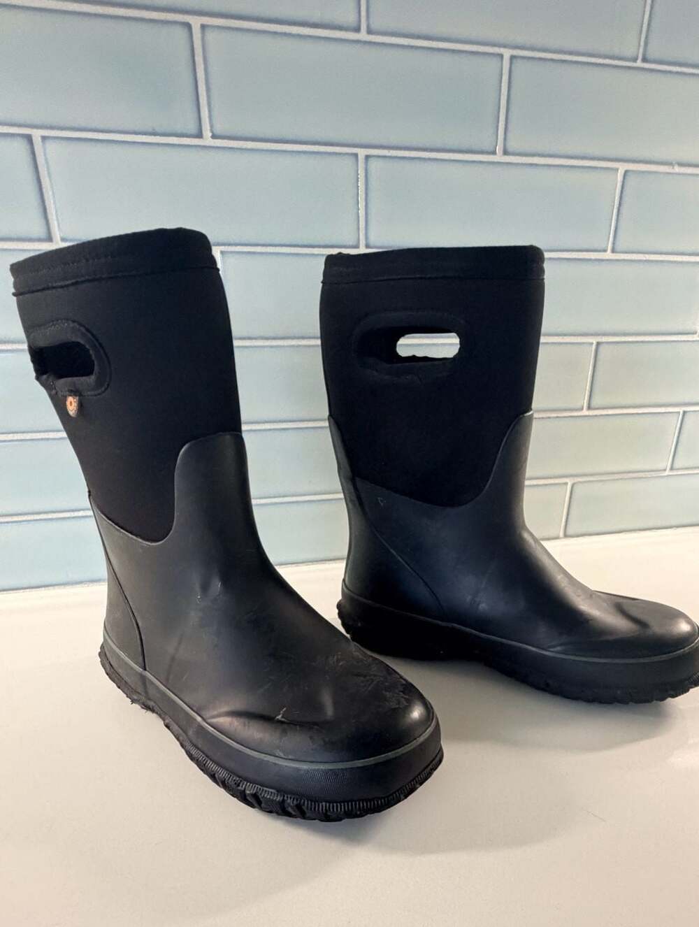 Bogs Classic Mid Waterproof Insulated Black Boots size 3